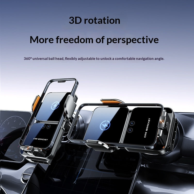 Super-fast Charging Phone Holder With A Car-specific Air Vent Mount For Navigation